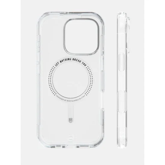 Cover Iphone 16 Pro Accent Clear Case Bodyguardz - Clear